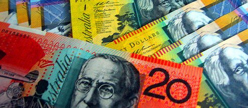 Australijski dolar  je pao nakon sto je indeks cena kuca u Australiji porastao u trecem kvartalu